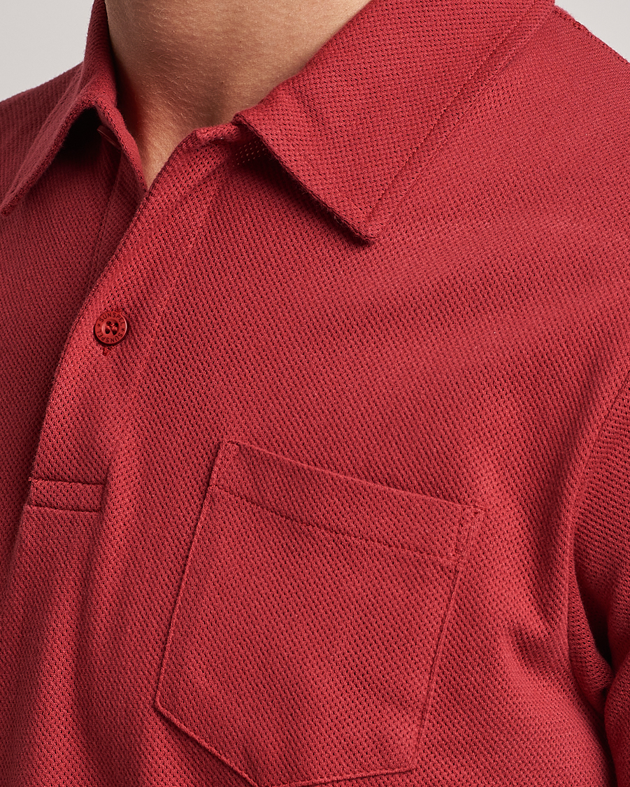 Homme | Polos | Sunspel | Riviera Polo Shirt Wine