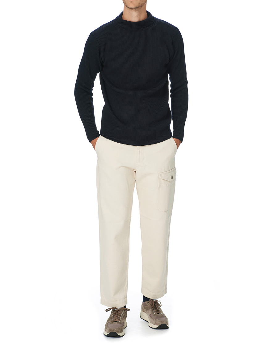 Homme | Pantalons | Barena | Slim Fit Work Chinos Ecru