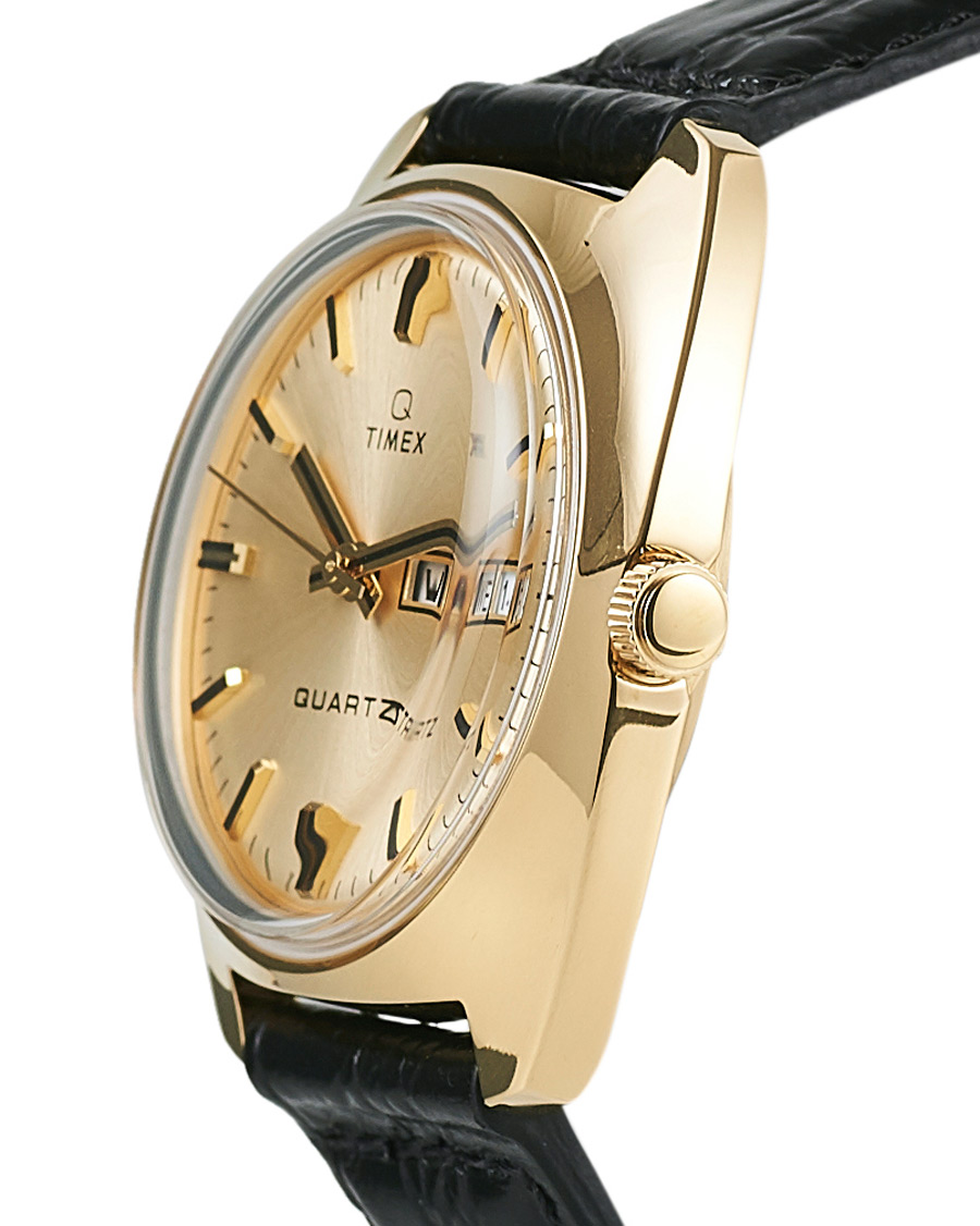 Homme | Timex Q Reissue 1975 Day Date 38mm Gold Tone | Timex | Q Reissue 1975 Day Date 38mm Gold Tone