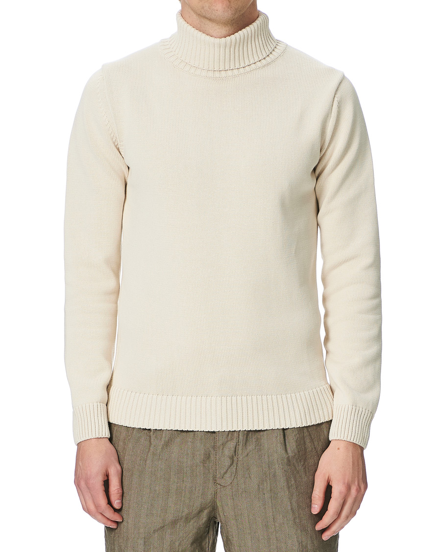 Homme | Pulls Et Tricots | Stenströms | Heavy Cotton Rollneck Off White