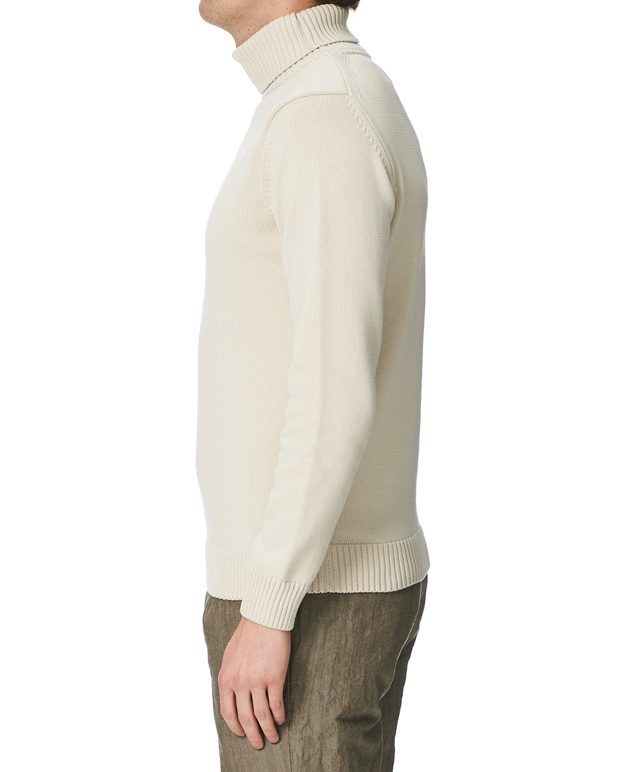 Homme | Pulls Et Tricots | Stenströms | Heavy Cotton Rollneck Off White