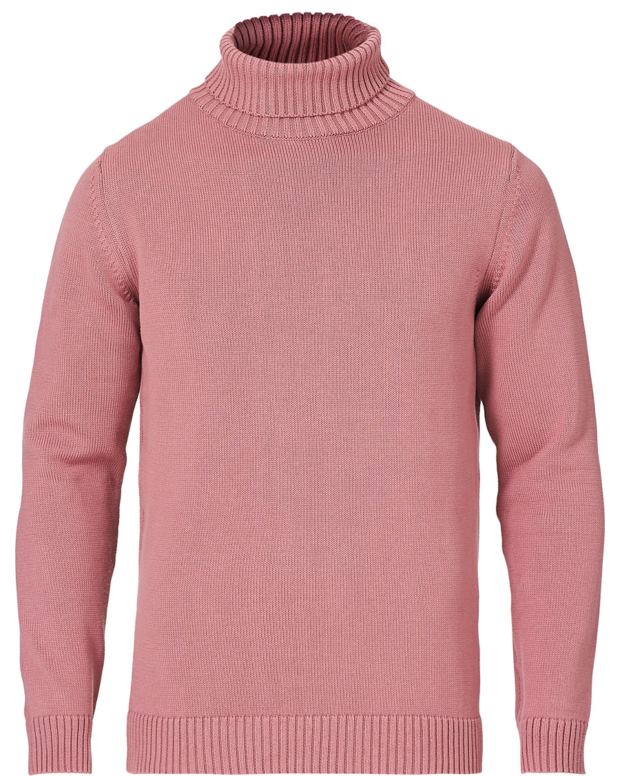 Homme | Pulls Et Tricots | Stenströms | Heavy Cotton Rollneck Dusty Pink