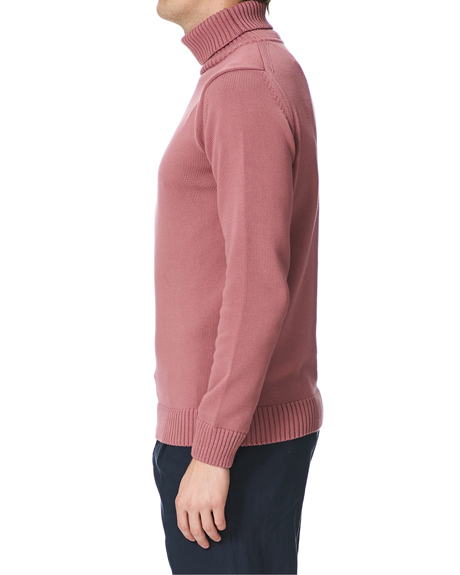 Homme | Pulls Et Tricots | Stenströms | Heavy Cotton Rollneck Dusty Pink