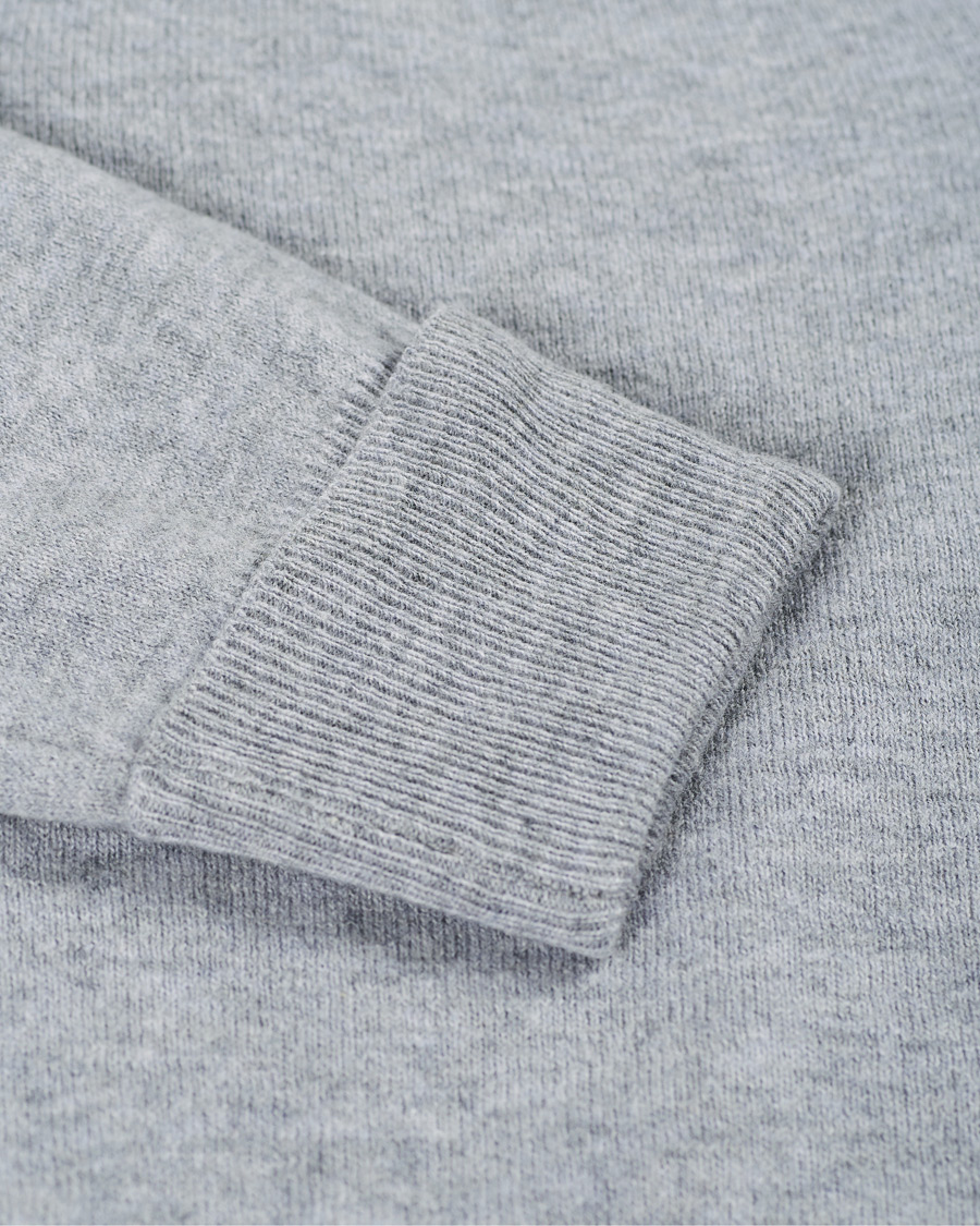 Homme | Pulls Et Tricots | Stenströms | Washed Merino Deep V-Neck Grey