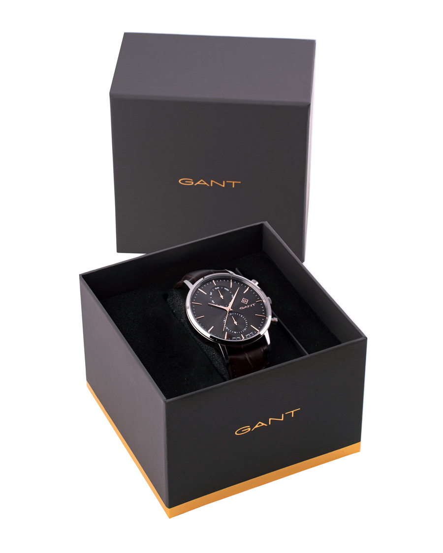 Homme | GANT Park Hill Day Date II Leather/Grey | GANT | Park Hill Day Date II Leather/Grey
