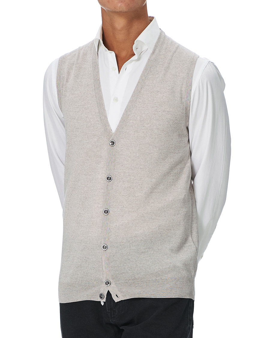 Homme | Pulls Et Tricots | Stenströms | Merino Slipover Grey