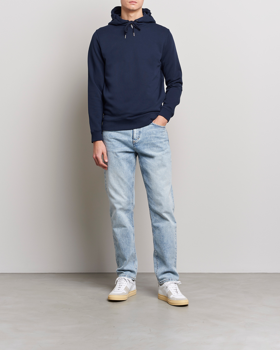 Homme | Pulls Et Tricots | Stenströms | Cotton College Hoodie Navy