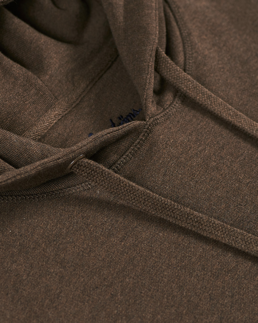 Homme | Pulls Et Tricots | Stenströms | Cotton College Hoodie Brown