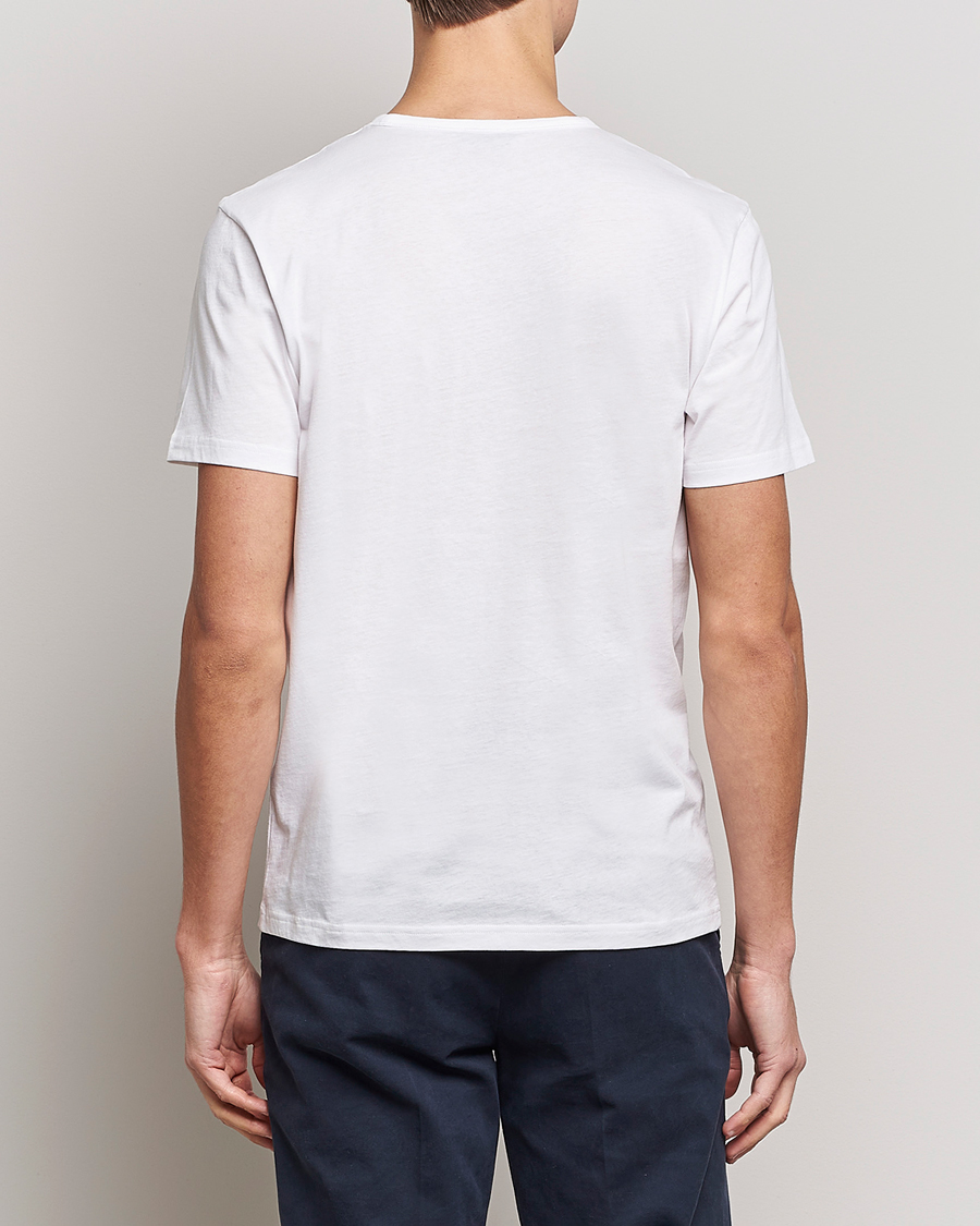 Homme | T-shirts | Stenströms | Solid Cotton T-Shirt White