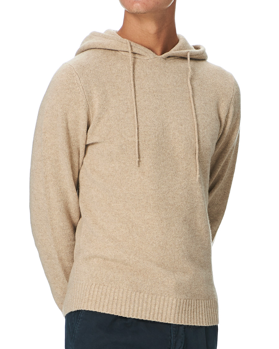 Homme | Pulls Et Tricots | Stenströms | Yak/Merino Hoodie Beige