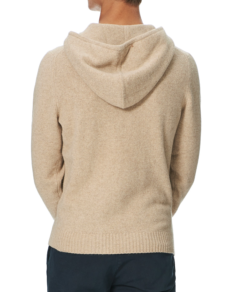 Homme | Pulls Et Tricots | Stenströms | Yak/Merino Hoodie Beige