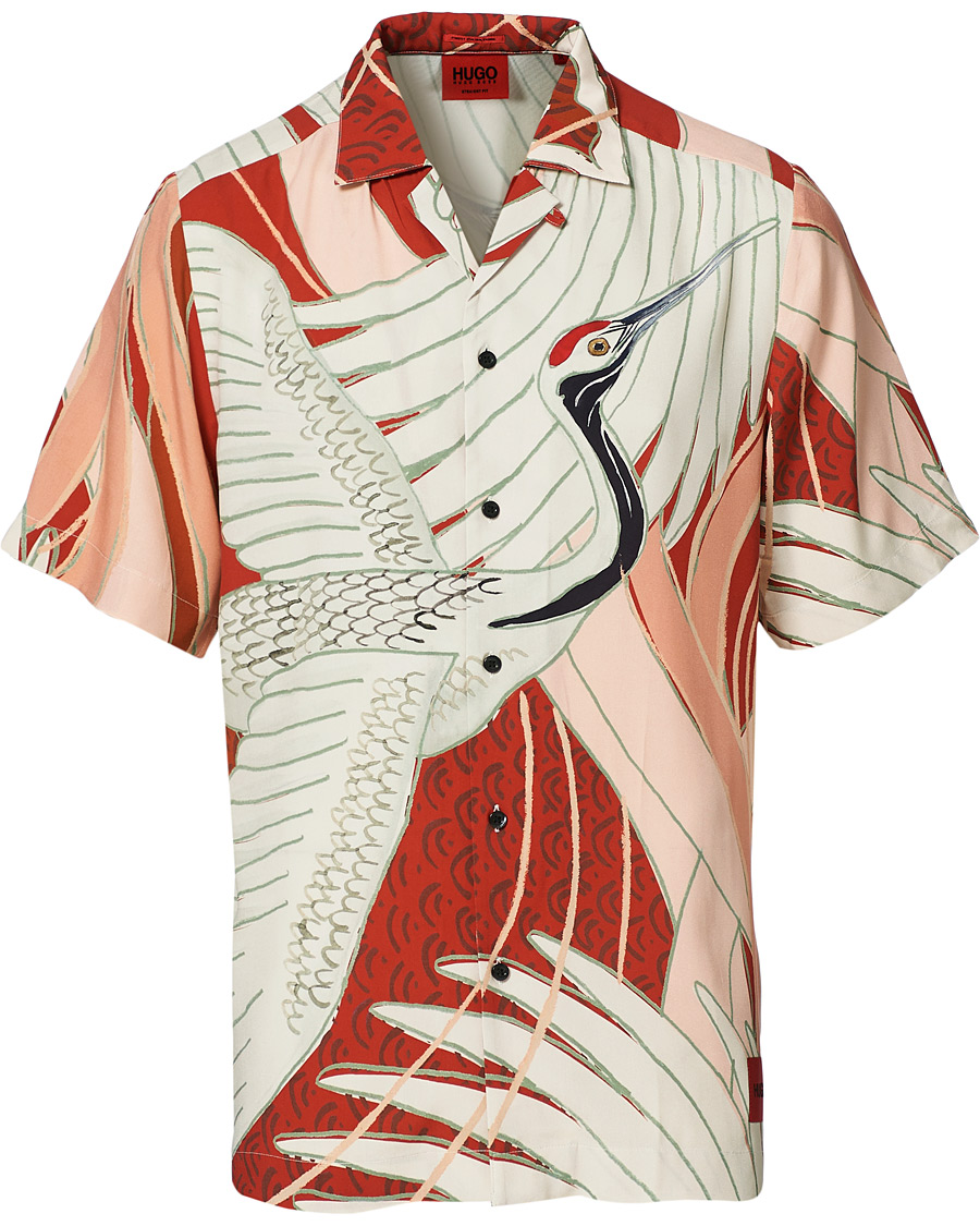 Homme | Chemises | HUGO | Efab Printed Camp Collar Short Sleeve Shirt Multi
