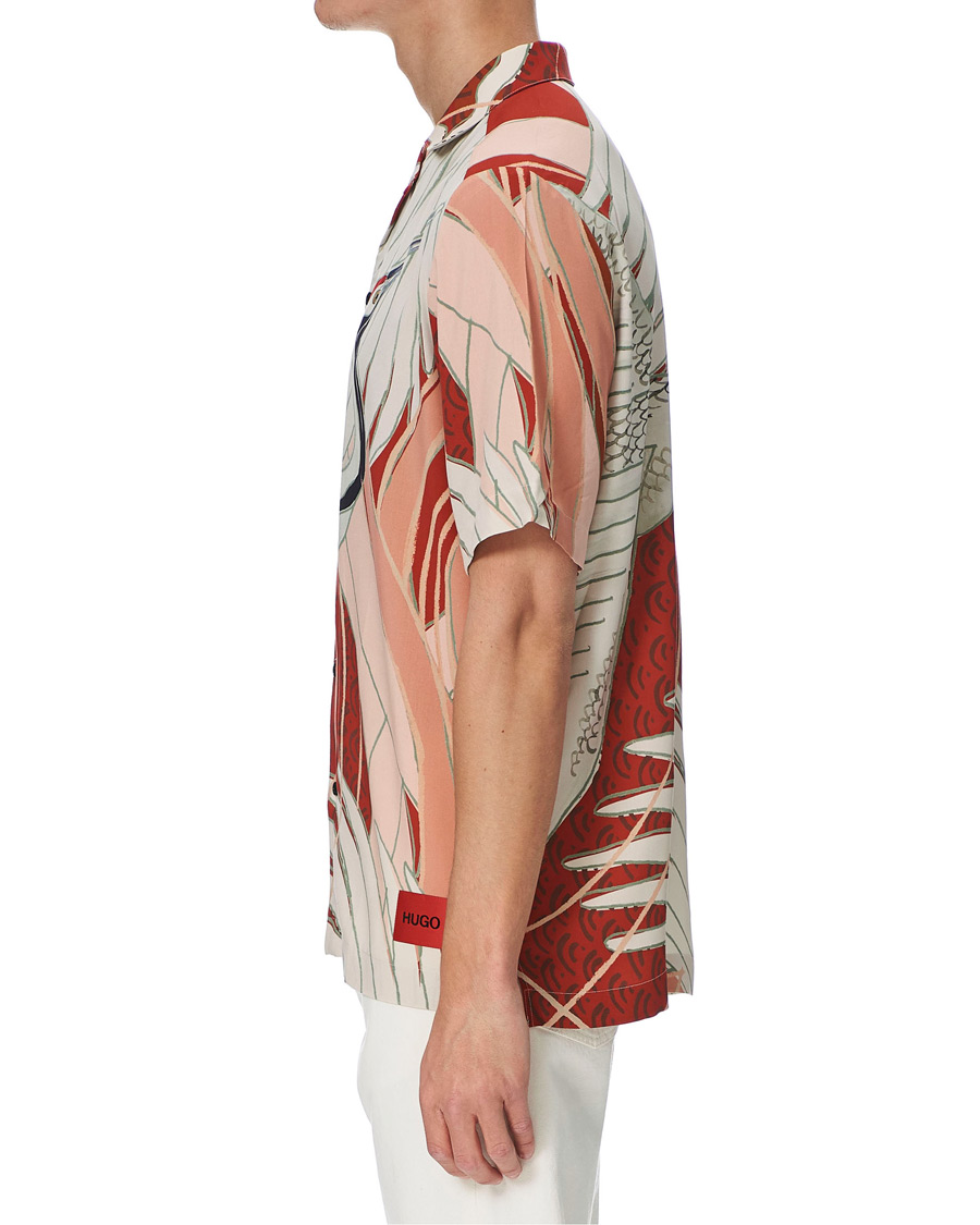 Homme | Chemises | HUGO | Efab Printed Camp Collar Short Sleeve Shirt Multi