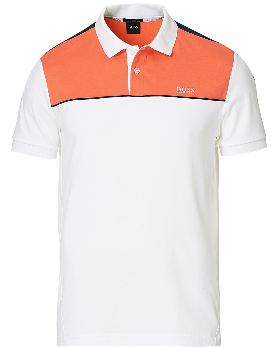 Homme | Polos | BOSS GREEN | BOSS Athleisure Paule Polo White