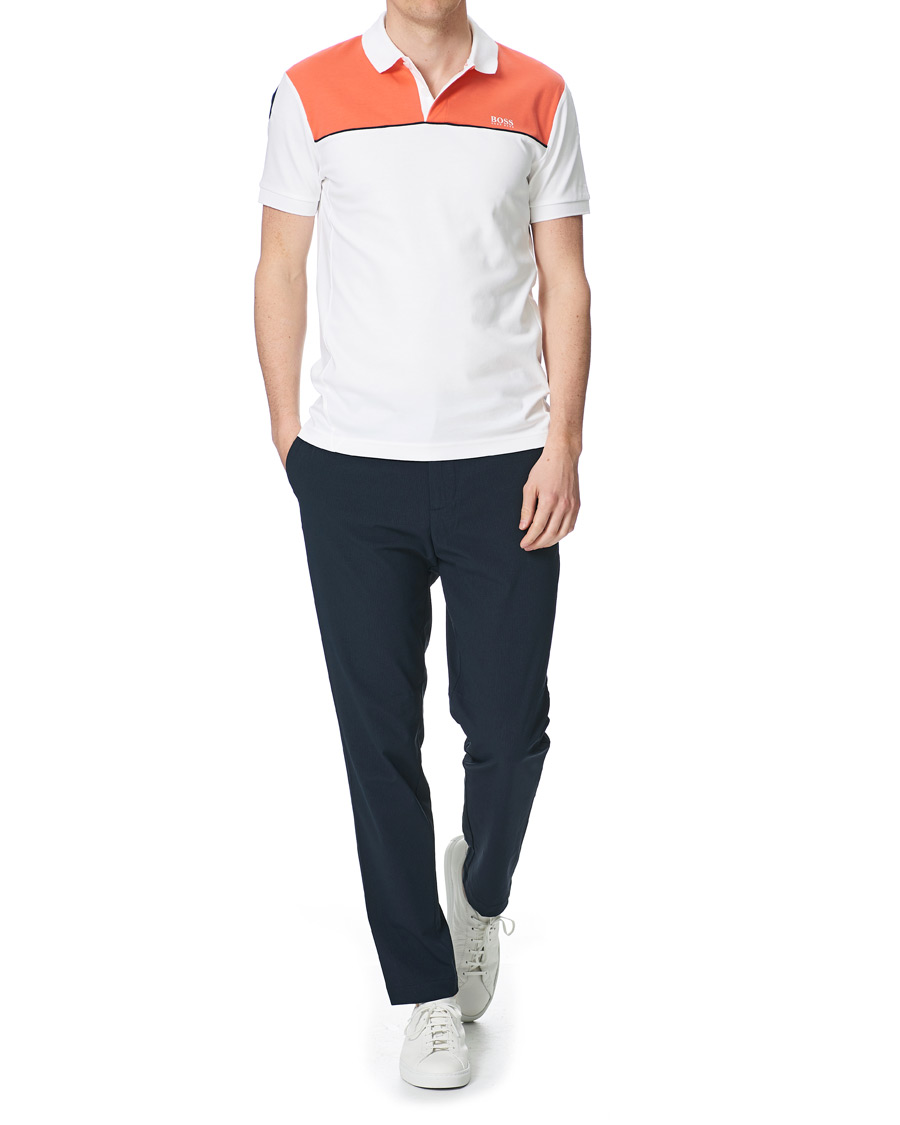 Homme | Polos | BOSS GREEN | BOSS Athleisure Paule Polo White
