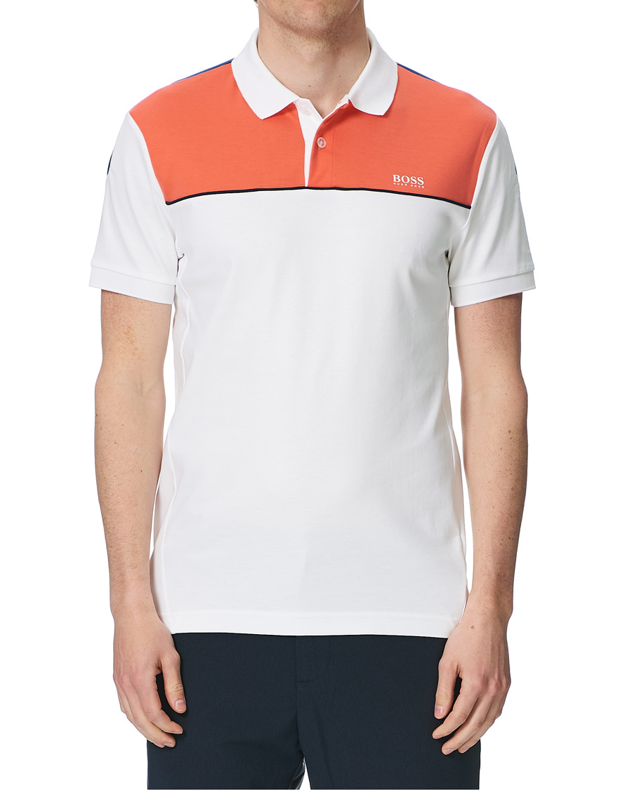 Homme | Polos | BOSS GREEN | BOSS Athleisure Paule Polo White