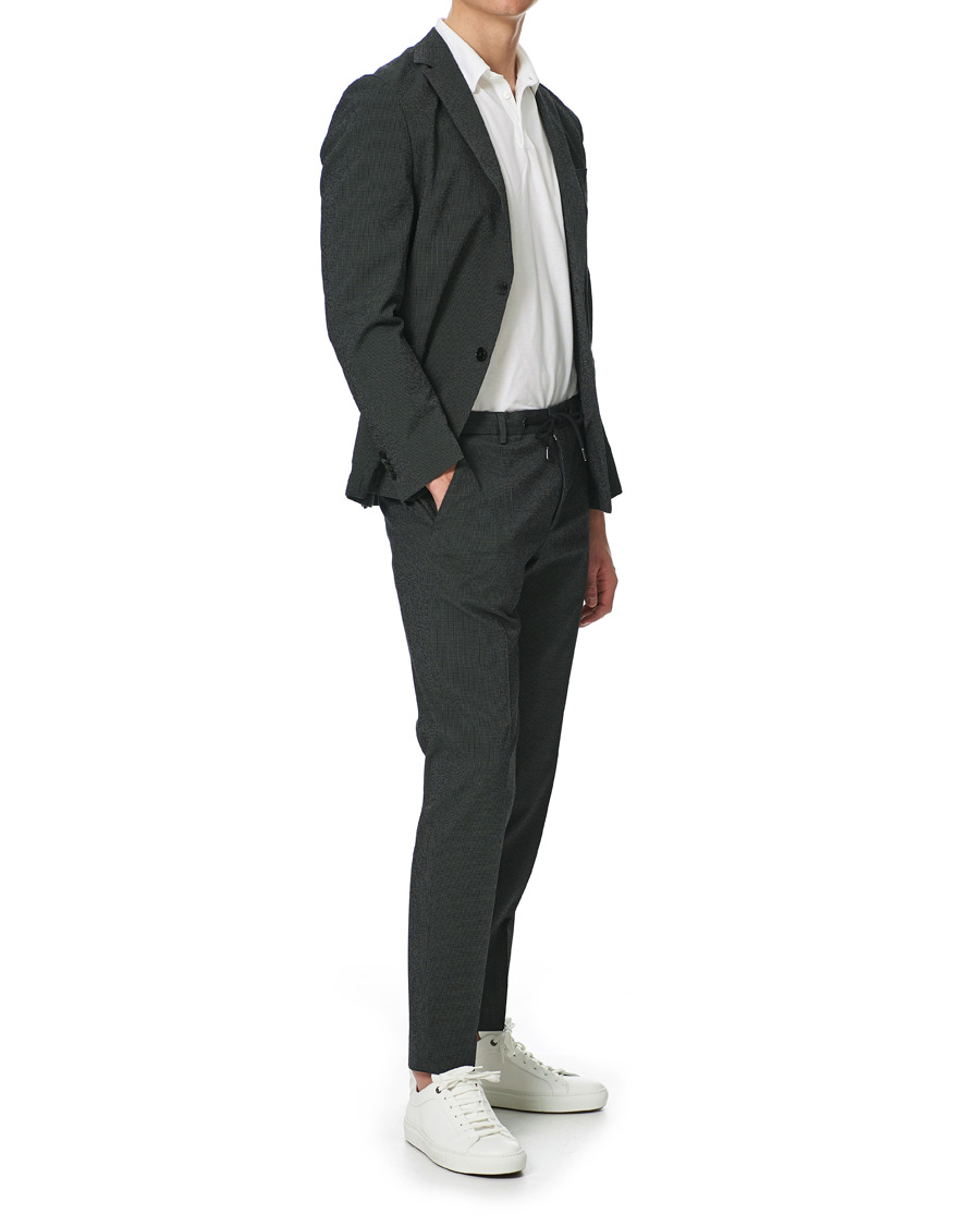 Homme | Blazers | BOSS BLACK | BOSS Nolvay Seersucker Patch Pocket Blazer Dark Green