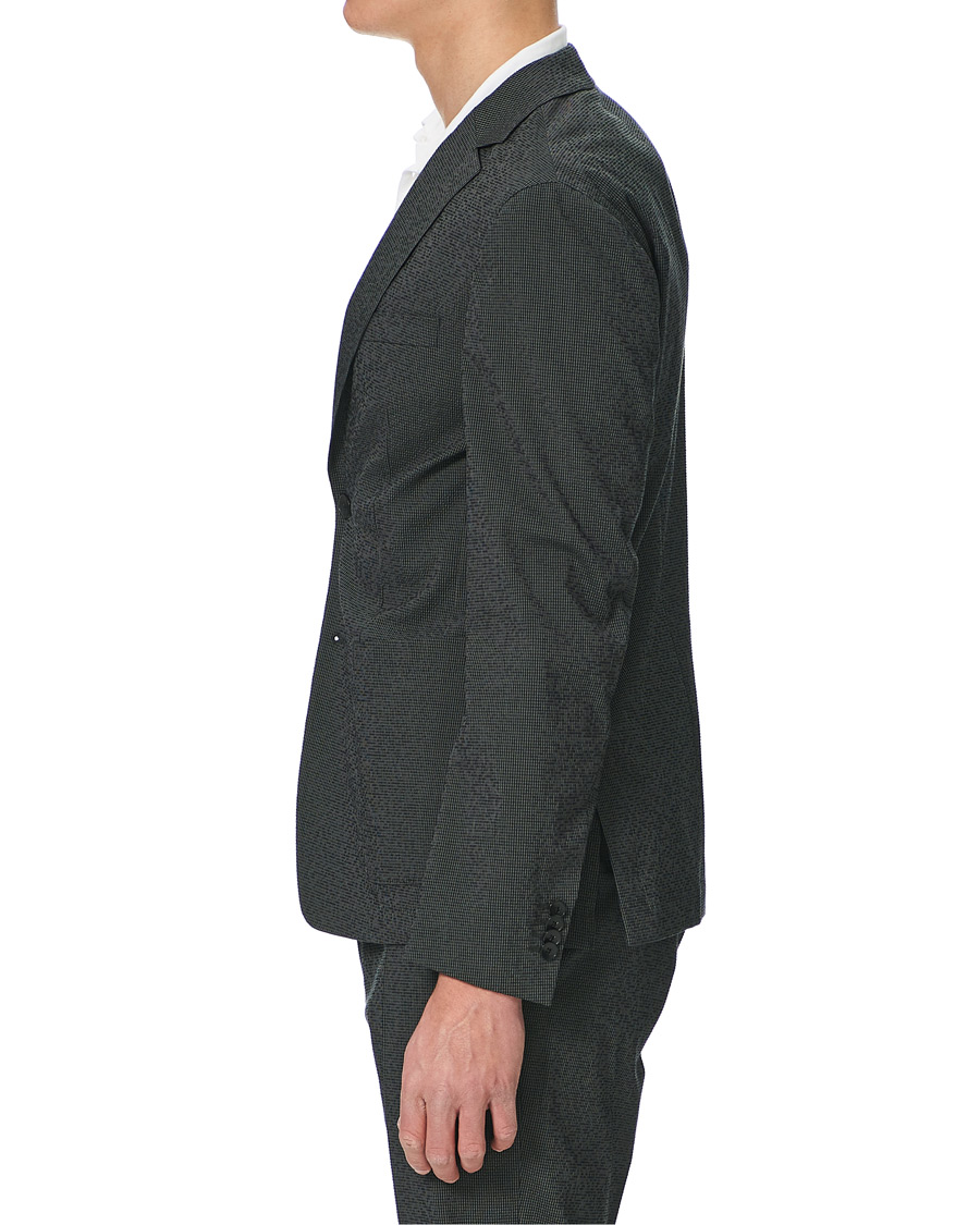 Homme | Blazers | BOSS BLACK | BOSS Nolvay Seersucker Patch Pocket Blazer Dark Green