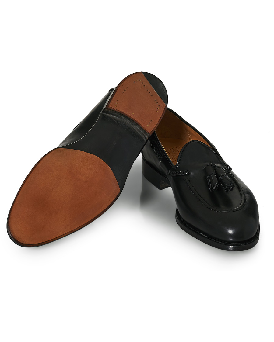 Homme | Edward Green Belgravia Tassel Loafer Black Calf | Edward Green | Belgravia Tassel Loafer Black Calf
