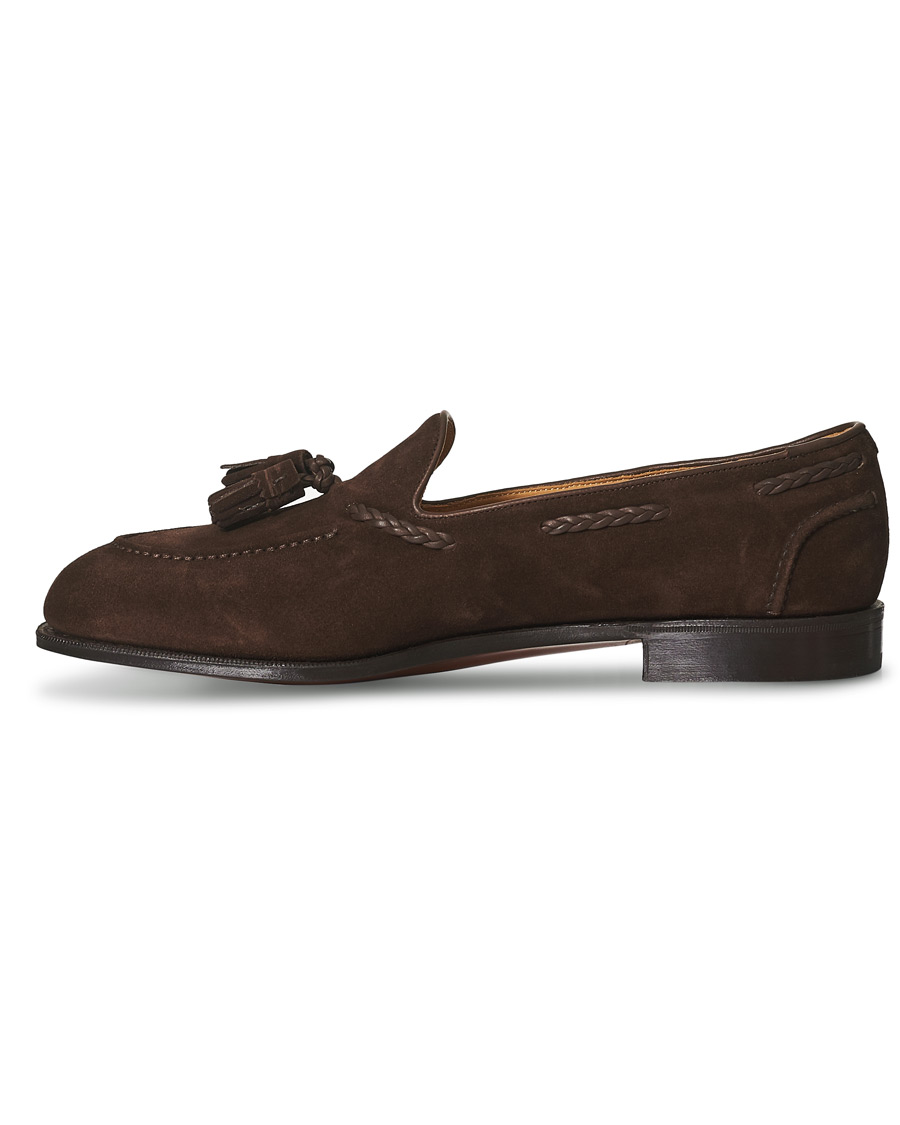 Homme | Edward Green Belgravia Tassel Loafer Mink Suede | Edward Green | Belgravia Tassel Loafer Mink Suede