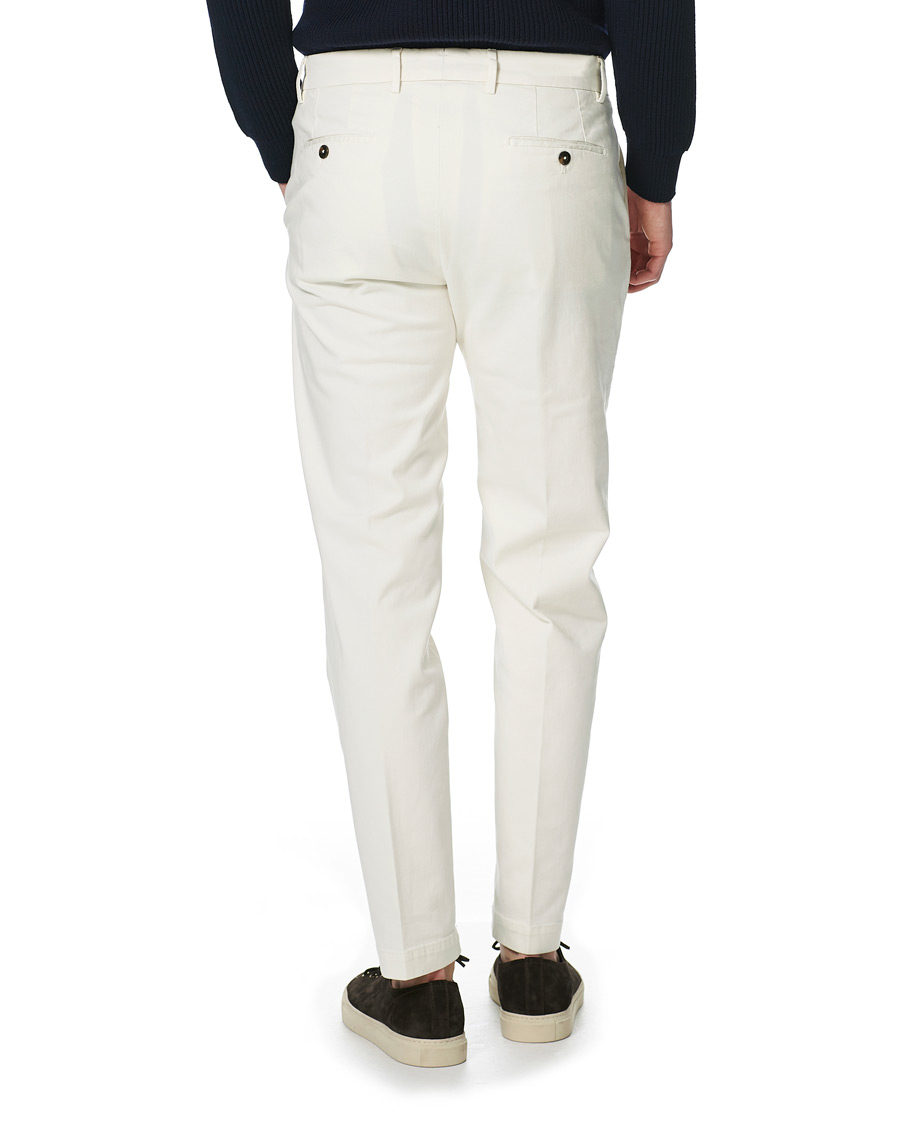 Homme | Pantalons | Briglia 1949 | Soho Easy Fit Cotton Trousers Cream