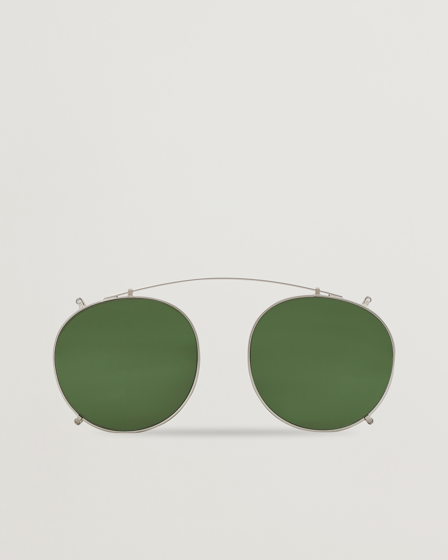 Heren | Zonnebrillen | TBD Eyewear | Clip-ons Silver/Bottle Green