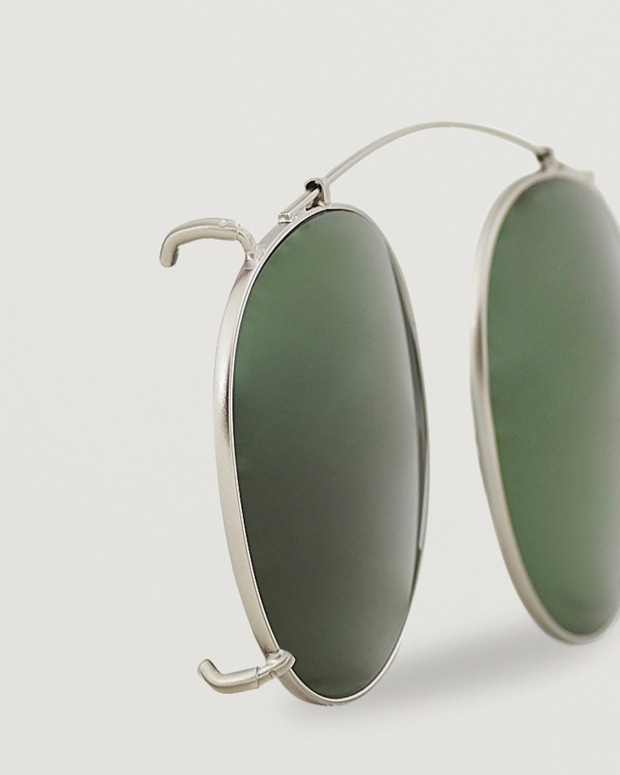 Heren | Zonnebrillen | TBD Eyewear | Clip-ons Silver/Bottle Green