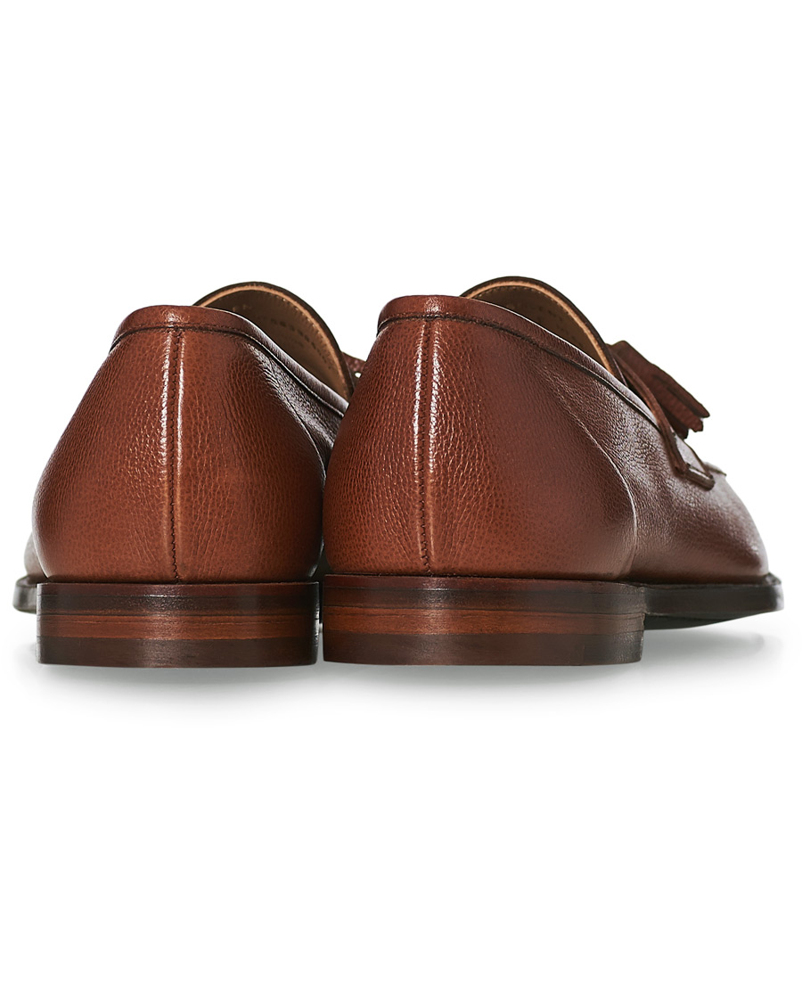 Homme | Crockett & Jones Solent Unlined Tassel Loafer Chestnut Soft Grain | Crockett & Jones | Solent Unlined Tassel Loafer Chestnut Soft Grain
