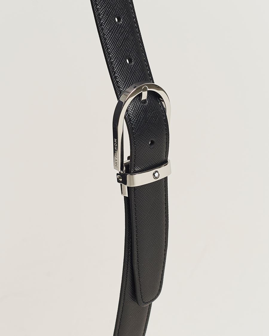 Homme | Montblanc Reversible Saffiano Leather 30mm Belt Black/Brown | Montblanc | Reversible Saffiano Leather 30mm Belt Black/Brown