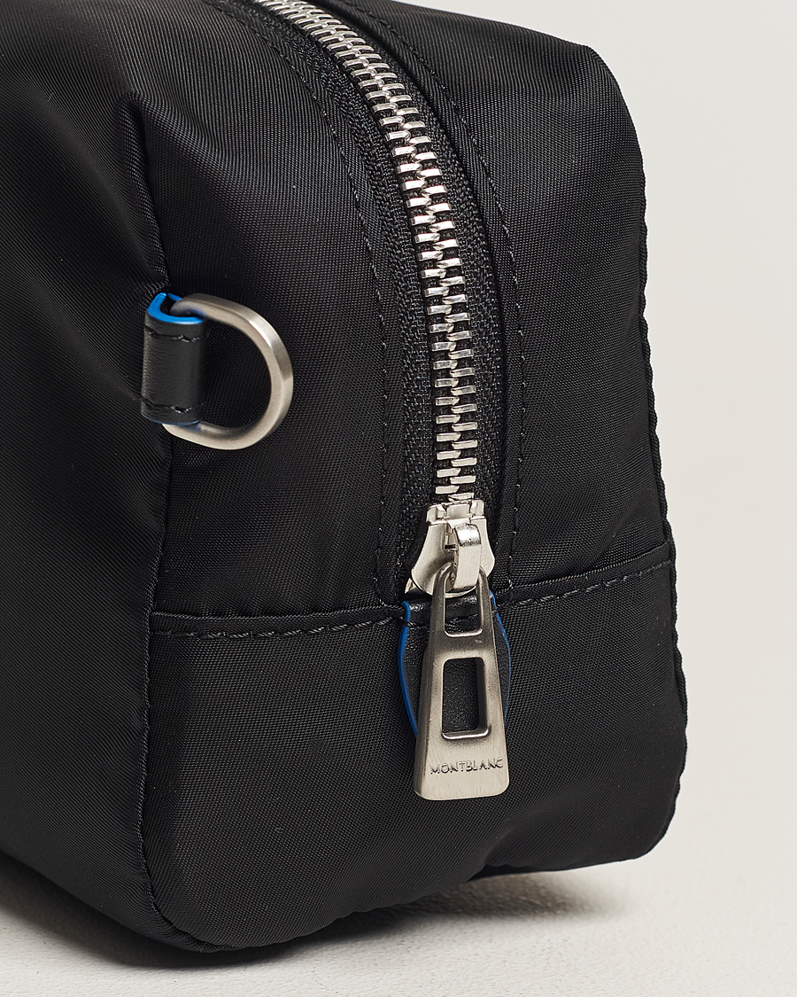 Homme | Montblanc Blue Spirit Case Medium Wash Bag Black/Blue | Montblanc | Blue Spirit Case Medium Wash Bag Black/Blue