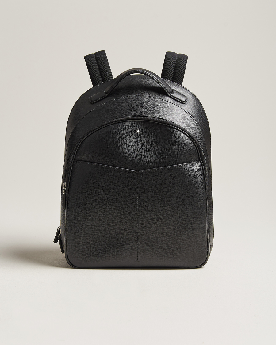 Homme | Montblanc Sartorial Backpack Medium 3 Comp Black | Montblanc | Sartorial Backpack Medium 3 Comp Black