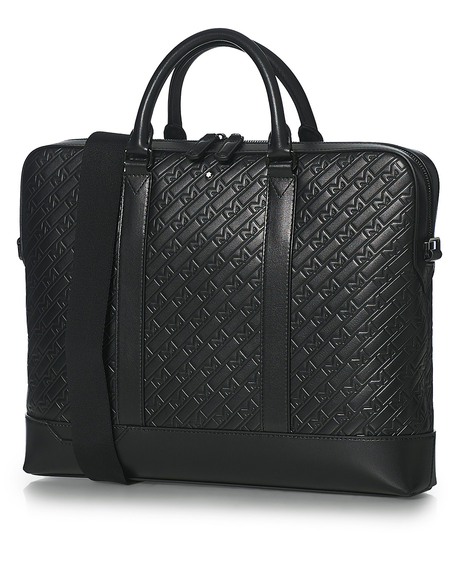 Homme | Montblanc M Gram Slim Document Case Black Leather | Montblanc | M Gram Slim Document Case Black Leather