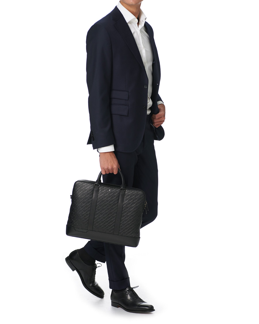 Homme | Montblanc M Gram Slim Document Case Black Leather | Montblanc | M Gram Slim Document Case Black Leather