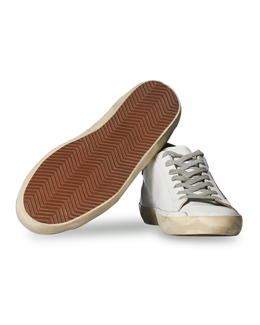 Homme | Golden Goose Deluxe Brand Super-Star Sneaker White/Sand | Golden Goose | Deluxe Brand Super-Star Sneaker White/Sand