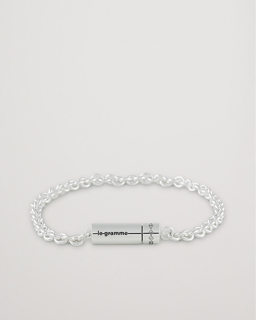Heren | Sieraden | LE GRAMME | Chain Cable Bracelet Sterling Silver 11g