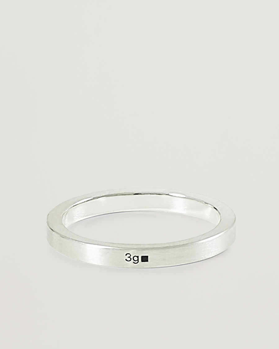 Heren | Sieraden | LE GRAMME | Ribbon Brushed Ring Sterling Silver 3g