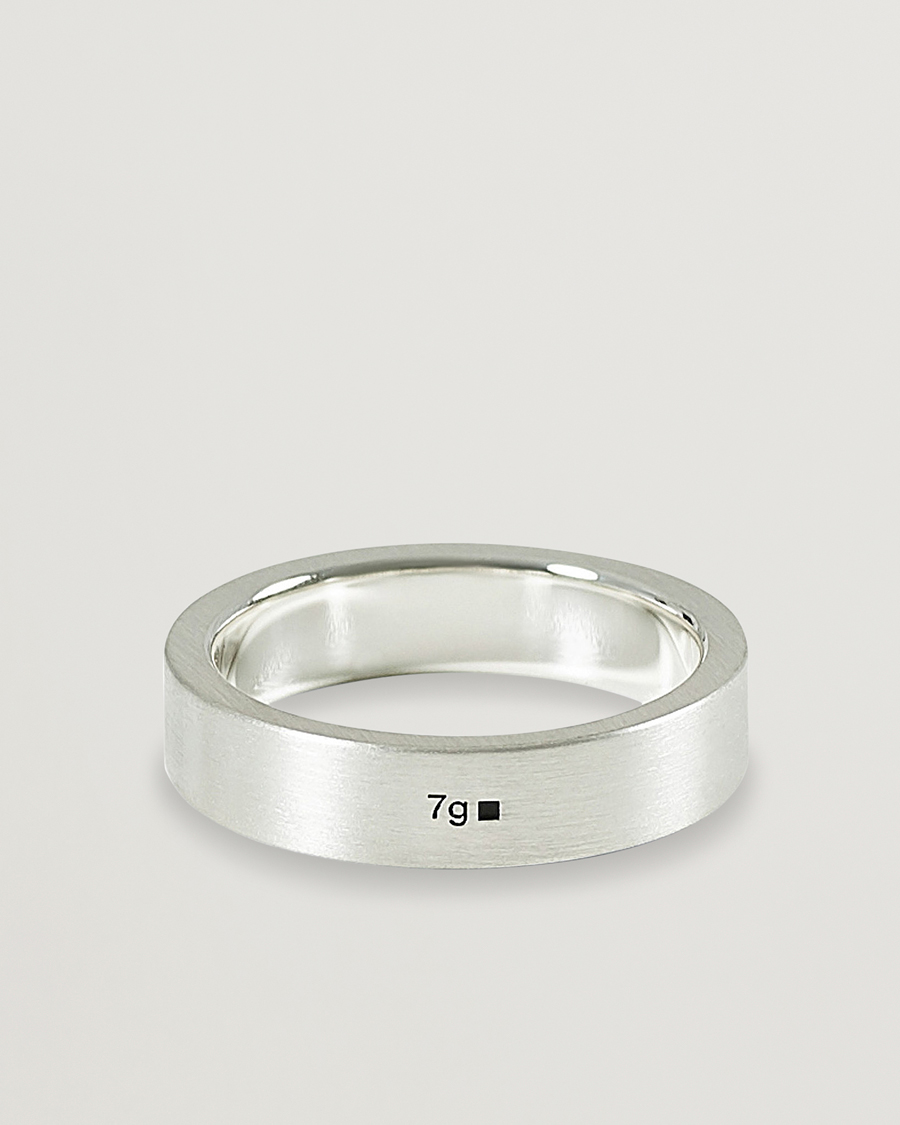 Heren | Sieraden | LE GRAMME | Ribbon Brushed Ring Sterling Silver 7g