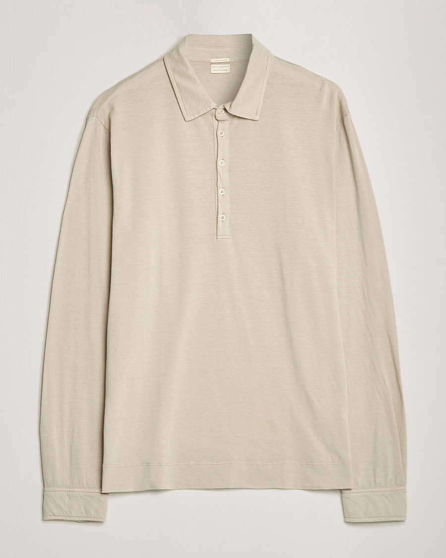 Homme | Pulls Et Tricots | Massimo Alba | Ischia Cotton/Cashmere Polo Light Beige