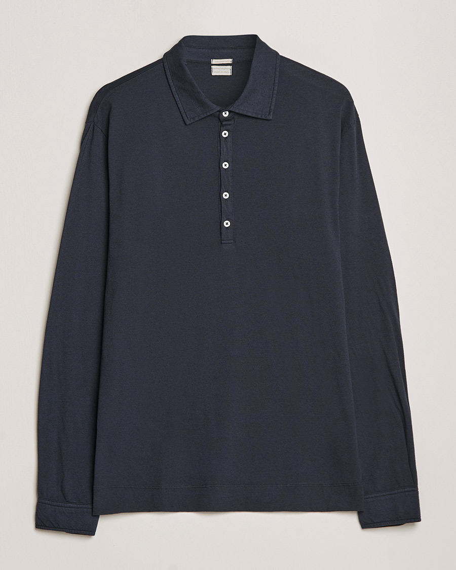 Homme | Pulls Et Tricots | Massimo Alba | Ischia Cotton/Cashmere Polo Navy