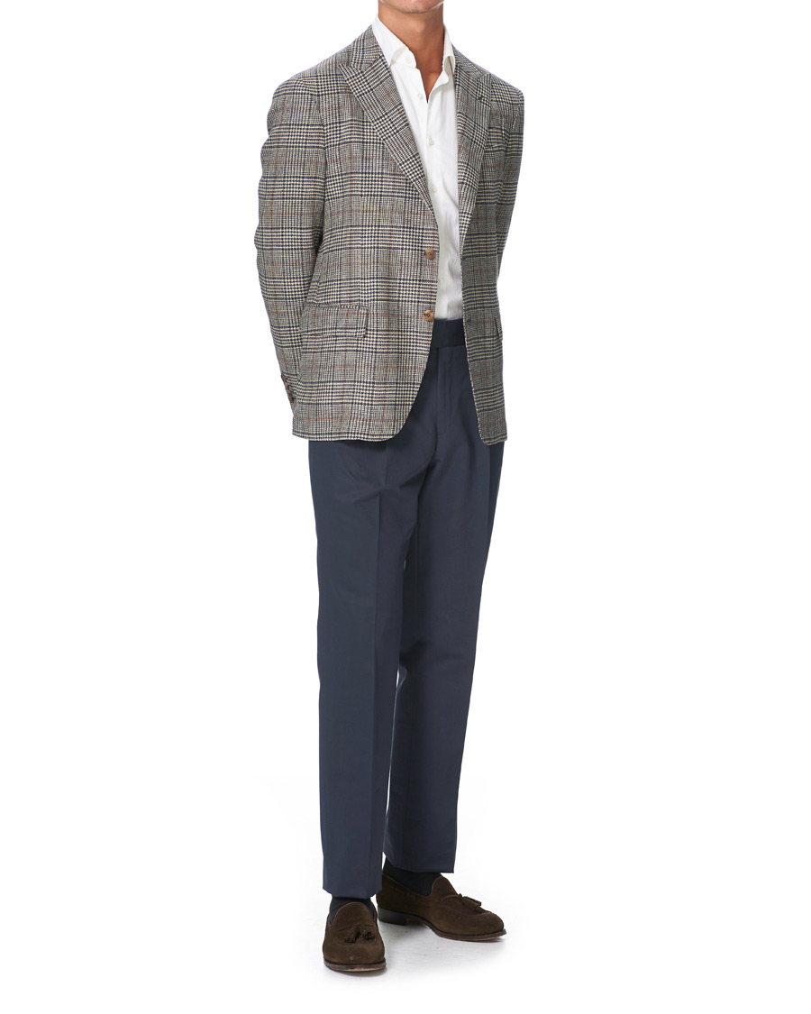Homme | Pantalons | PT01 | Gentleman Fit Gurkha Trousers Navy