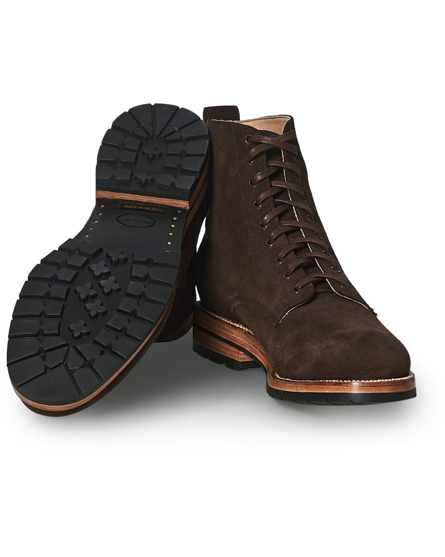 Homme | Yuketen Lace Up Boots Dark Brown Suede | Yuketen | Lace Up Boots Dark Brown Suede