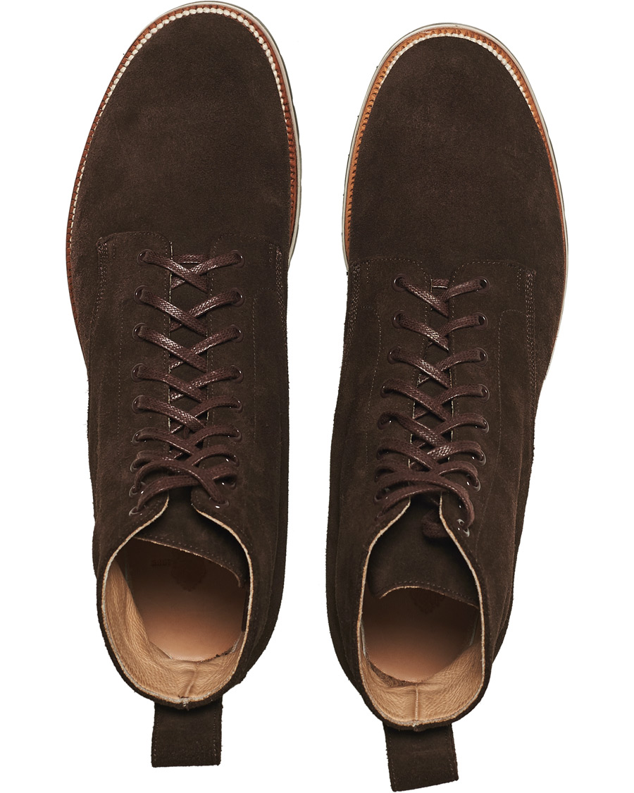 Homme | Yuketen Lace Up Boots Dark Brown Suede | Yuketen | Lace Up Boots Dark Brown Suede