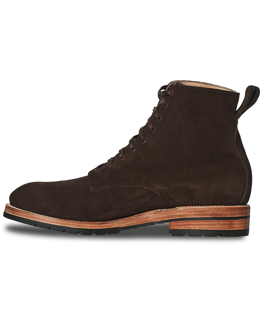 Homme | Yuketen Lace Up Boots Dark Brown Suede | Yuketen | Lace Up Boots Dark Brown Suede