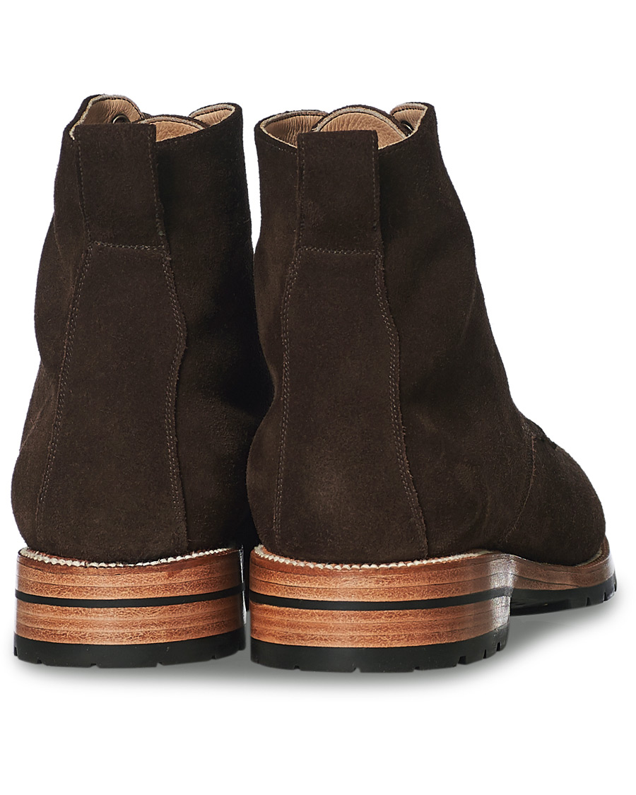 Homme | Yuketen Lace Up Boots Dark Brown Suede | Yuketen | Lace Up Boots Dark Brown Suede