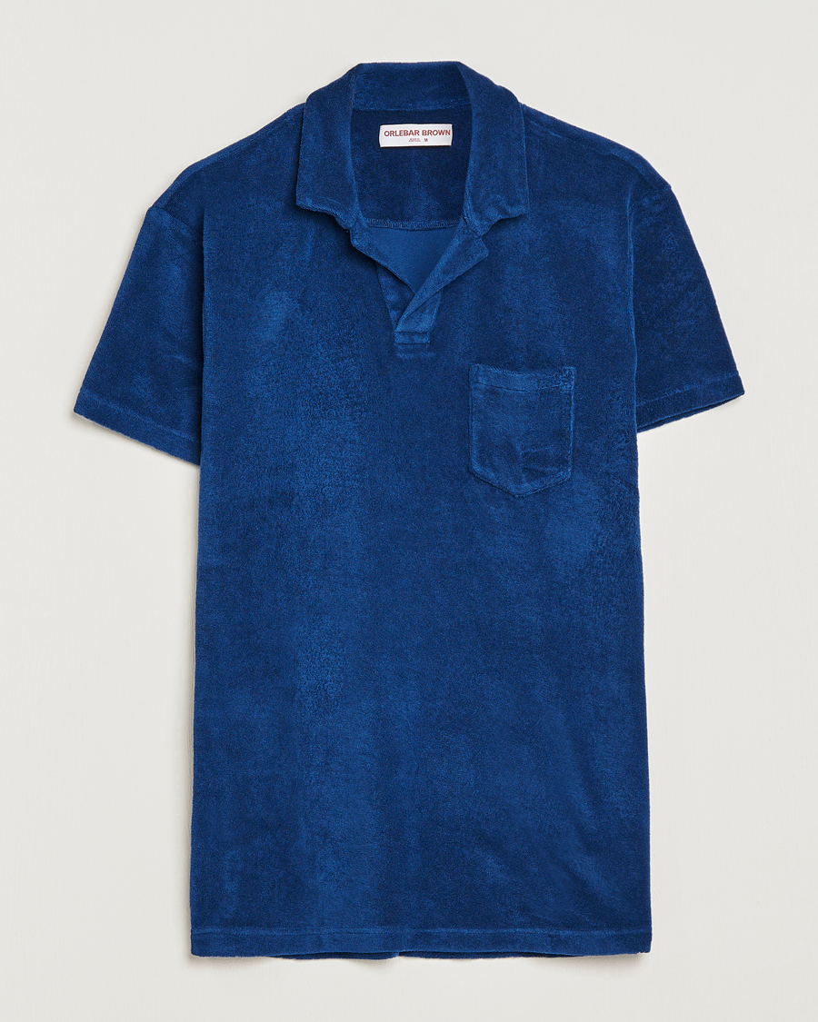 Heren | Polo's | Orlebar Brown | Terry Polo Blue Wash
