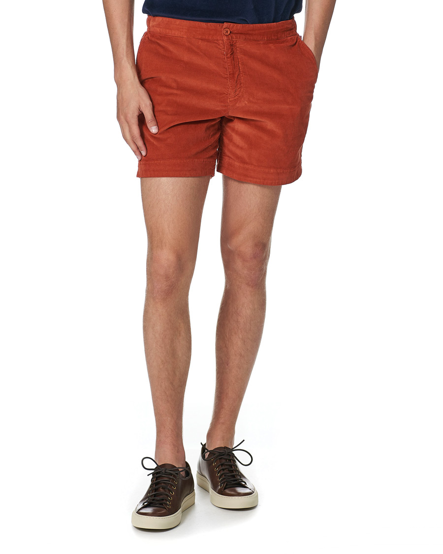 Homme | Shorts | Orlebar Brown | Bulldog Corduroy Drawstring Shorts Vintage Rose