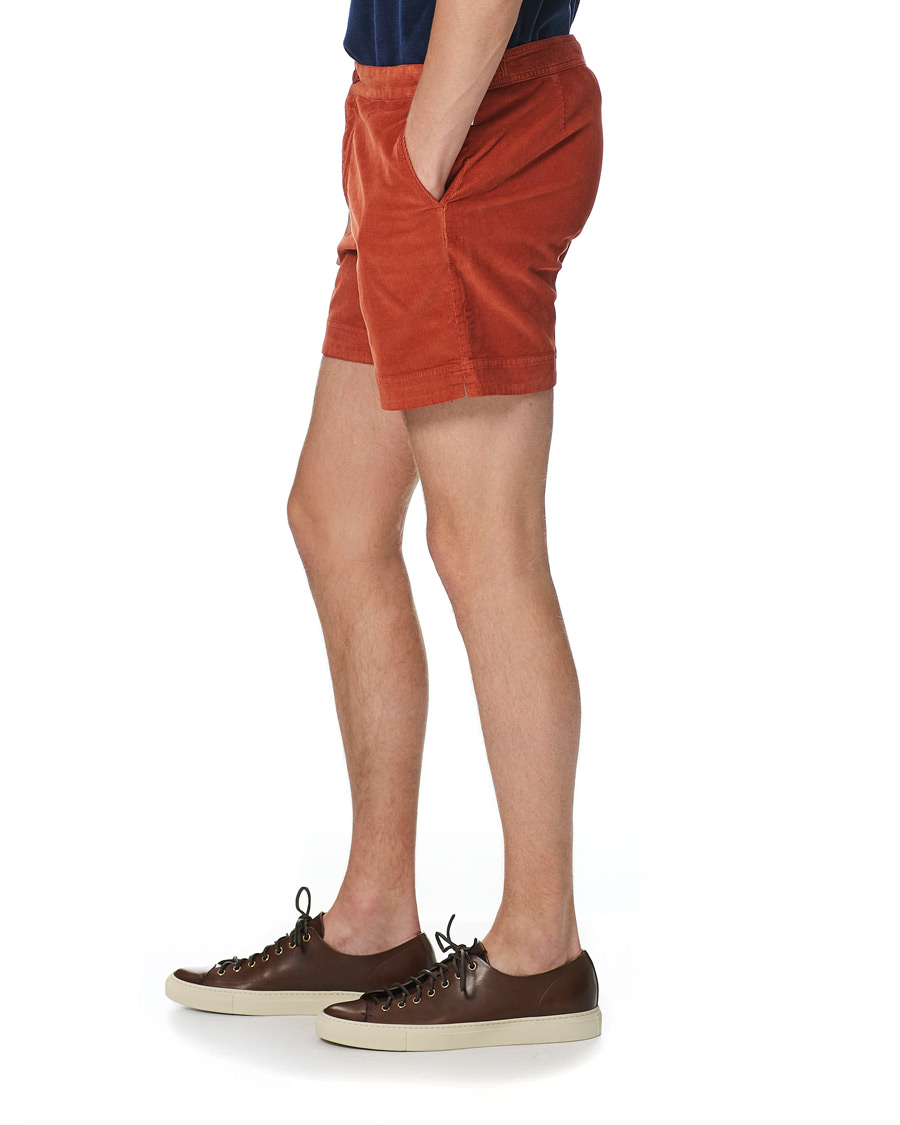 Homme | Shorts | Orlebar Brown | Bulldog Corduroy Drawstring Shorts Vintage Rose