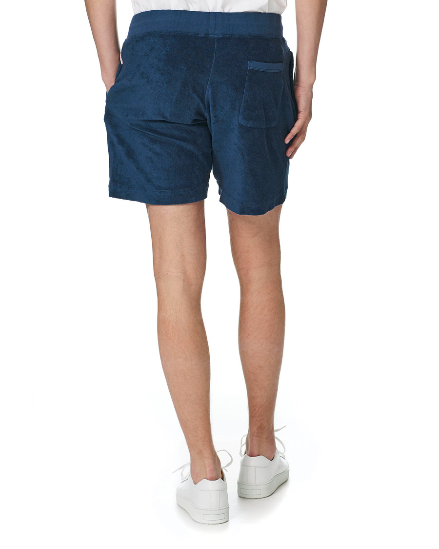 Homme | Shorts | Orlebar Brown | Afador Garment Dye Toweling Shorts Navy