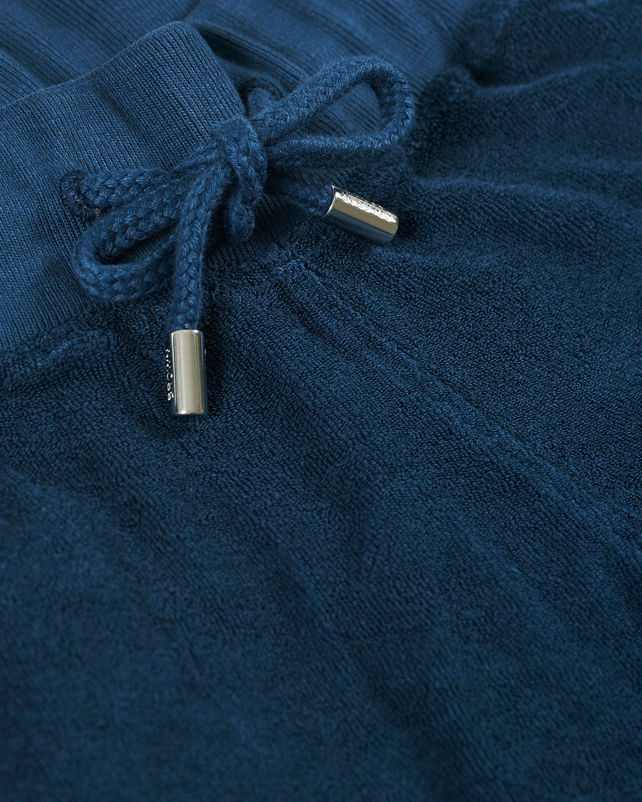 Homme | Shorts | Orlebar Brown | Afador Garment Dye Toweling Shorts Navy