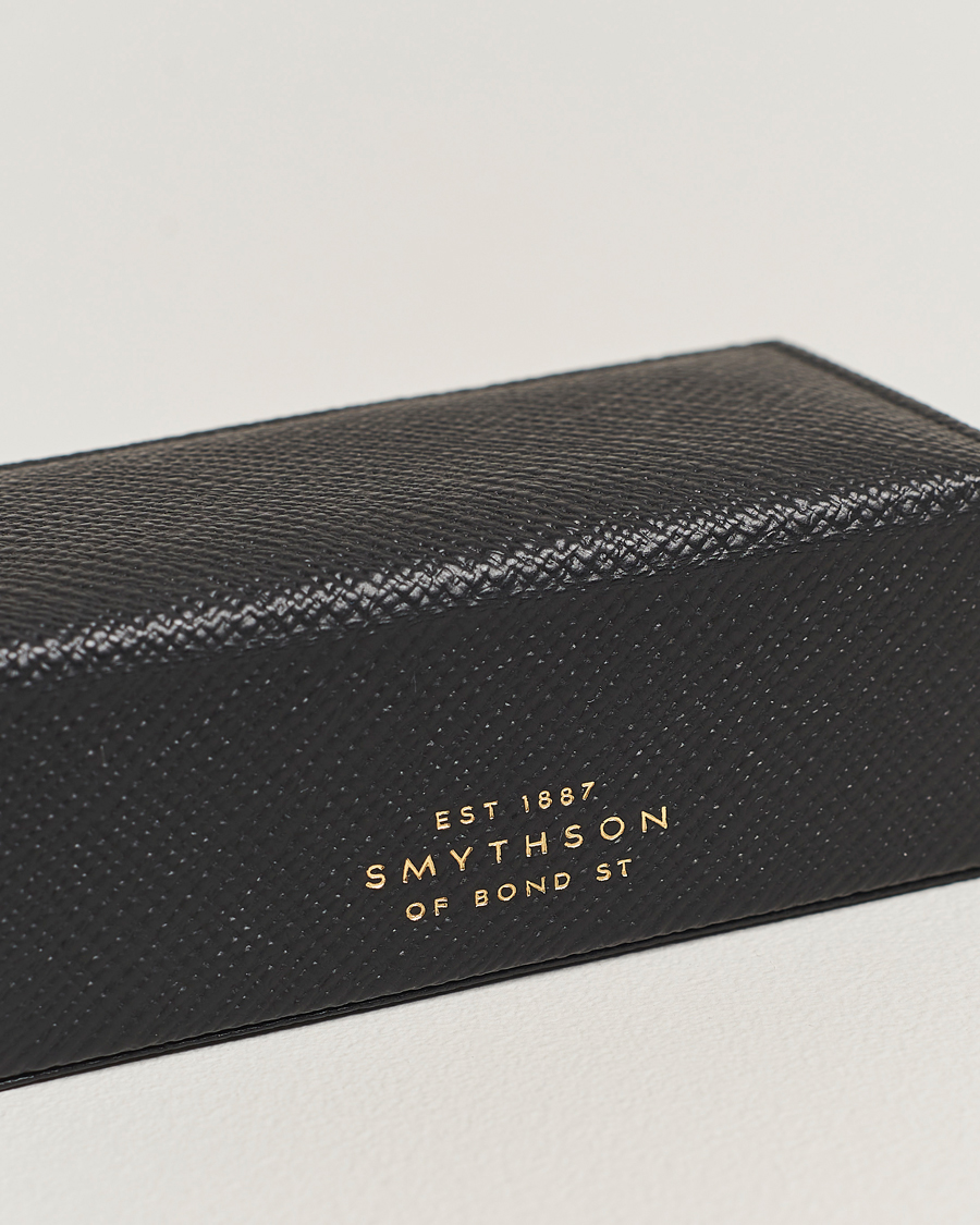 Heren | Thuis | Smythson | Panama Mini Cufflink Box Black